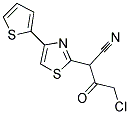 4-CHLORO-3-OXO-2-(4-THIEN-2-YL-1,3-THIAZOL-2-YL)BUTANENITRILE Struktur