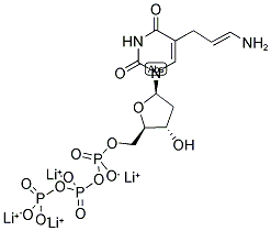 5-AMINOALLYL-2'-DEOXYURIDINE-5'-TRIPHOSPHATE LITHIUM SALT Struktur