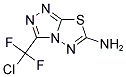 3-[CHLORO(DIFLUORO)METHYL][1,2,4]TRIAZOLO[3,4-B][1,3,4]THIADIAZOL-6-AMINE Struktur