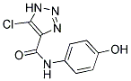 5-CHLORO-N-(4-HYDROXYPHENYL)-1H-1,2,3-TRIAZOLE-4-CARBOXAMIDE Struktur