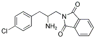 2-[2-AMINO-3-(4-CHLORO-PHENYL)-PROPYL]-ISOINDOLE-1,3-DIONE Struktur