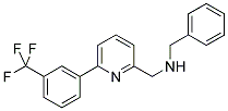 1-PHENYL-N-((6-[3-(TRIFLUOROMETHYL)PHENYL]PYRIDIN-2-YL)METHYL)METHANAMINE Struktur