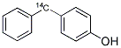 4-HYDROXYDIPHENYLMETHANE-14C Struktur