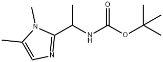 1-(1,5-DIMETHYL-1H-IMIDAZOL-2YL)ETHANAMINE N-BOC PROTECTED Struktur