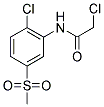 2-CHLORO-N-[2-CHLORO-5-(METHYLSULFONYL)PHENYL]ACETAMIDE Struktur