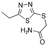 2-[(5-ETHYL-1,3,4-THIADIAZOL-2-YL)SULFANYL]ACETAMIDE Struktur