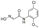 (2E)-N-(5-CHLORO-2-METHOXYPHENYL)-2-(HYDROXYIMINO)ACETAMIDE Struktur