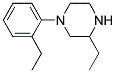 3-ETHYL-1-(2-ETHYLPHENYL)PIPERAZINE Struktur