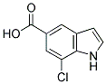 7-CHLORO-INDOLE-5-CARBOXYLIC ACID Struktur