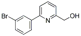 [6-(3-BROMOPHENYL)PYRIDIN-2-YL]METHANOL Struktur