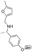 (S)-1-(4-METHOXYPHENYL)-N-((5-METHYLFURAN-2-YL)METHYL)ETHANAMINE Struktur