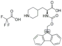 (S)-N-ALPHA-(9-FLUORENYLMETHYLOXYCARBONYL)-4-PIPERIDYLALANINE TRIFLUORACETATE Struktur