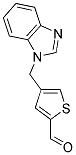 2-THIOPHENECARBOXALDEHYDE, 4-(1H-BENZIMIDAZOL-1-YLMETHYL)- Struktur