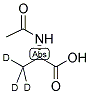 N-ACETYL-L-ALANINE-3,3,3-D3 Struktur