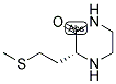 (R)-3-(2-METHYLSULFANYL-ETHYL)-PIPERAZIN-2-ONE Struktur