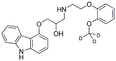 CARVEDILOL-METHYL-D3 Struktur