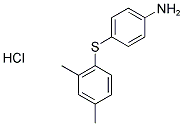 4-[(2,4-DIMETHYLPHENYL)THIO]ANILINE HYDROCHLORIDE Struktur