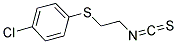 1-CHLORO-4-[(2-ISOTHIOCYANATOETHYL)THIO]BENZENE Struktur