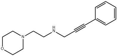 N-(2-MORPHOLIN-4-YLETHYL)-3-PHENYLPROP-2-YN-1-AMINE Struktur