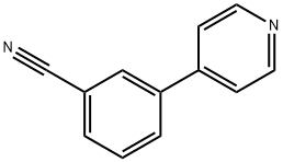 3-(4-PYRIDINYL)BENZONITRILE Struktur