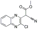 METHYL (3-CHLOROQUINOXALIN-2-YL)(CYANO)ACETATE Struktur