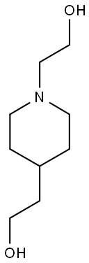 2-[4-(2-HYDROXY-ETHYL)-PIPERIDIN-1-YL]-ETHANOL Struktur