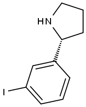 (R)-2-(3-IODOPHENYL)PYRROLIDINE Struktur