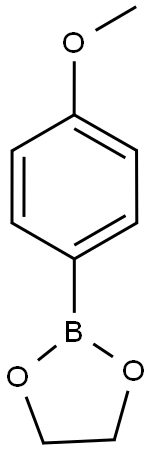 2-(4-METHOXY-PHENYL)-[1,3,2]DIOXABOROLANE Struktur