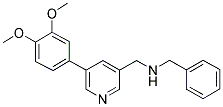 N-BENZYL-1-[5-(3,4-DIMETHOXYPHENYL)PYRIDIN-3-YL]METHANAMINE Struktur