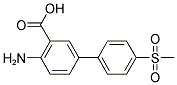 4-AMINO-4'-(METHYLSULFONYL)[1,1'-BIPHENYL]-3-CARBOXYLIC ACID Struktur