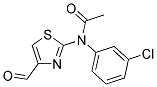 N-(3-CHLOROPHENYL)-N-(4-FORMYL-1,3-THIAZOL-2-YL)ACETAMIDE Struktur