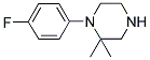 1-(4-FLUOROPHENYL)-2,2-DIMETHYLPIPERAZINE Struktur