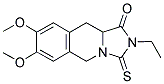 2-ETHYL-7,8-DIMETHOXY-3-THIOXO-2,3,10,10A-TETRAHYDROIMIDAZO[1,5-B]ISOQUINOLIN-1(5H)-ONE Struktur