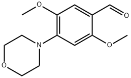 2,5-DIMETHOXY-4-MORPHOLIN-4-YL-BENZALDEHYDE Struktur