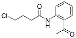 N-(2-ACETYLPHENYL)-4-CHLOROBUTANAMIDE Struktur