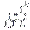 (S)-TERT-BUTOXYCARBONYLAMINO-(2,4-DIFLUORO-PHENYL)-ACETIC ACID Struktur