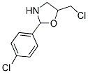 5-(CHLOROMETHYL)-2-(4-CHLOROPHENYL)-1,3-OXAZOLIDINE Struktur