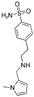 4-(2-(((1-METHYL-1H-PYRROL-2-YL)METHYL)AMINO)ETHYL)BENZENESULFONAMIDE Struktur