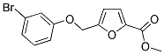 METHYL 5-[(3-BROMOPHENOXY)METHYL]-2-FUROATE Struktur