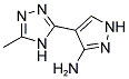 4-(5-METHYL-4H-1,2,4-TRIAZOL-3-YL)-1H-PYRAZOL-3-YLAMINE Struktur