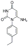 6-AMINO-1-(4-ETHYLPHENYL)PYRIMIDINE-2,4(1H,3H)-DIONE Struktur