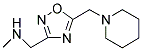 N-METHYL-1-[5-(PIPERIDIN-1-YLMETHYL)-1,2,4-OXADIAZOL-3-YL]METHANAMINE Struktur