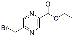 5-BROMOMETHYL-PYRAZINE-2-CARBOXYLIC ACID ETHYL ESTER Struktur