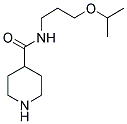 PIPERIDINE-4-CARBOXYLIC ACID (3-ISOPROPOXY-PROPYL)-AMIDE Struktur