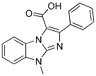 8-METHYL-2-PHENYL-8H-1,3A,8-TRIAZA-CYCLOPENTA[A]INDENE-3-CARBOXYLIC ACID Struktur