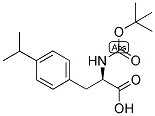 (R)-2-TERT-BUTOXYCARBONYLAMINO-3-(4-ISOPROPYL-PHENYL)-PROPIONIC ACID Struktur