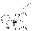 (R)-3-TERT-BUTOXYCARBONYLAMINO-3-(1H-INDOL-3-YL)-PROPIONIC ACID Struktur