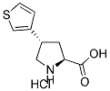 (+/-)-TRANS-4-(3-THIENYL)PYRROLIDINE-3-CARBOXYLIC ACID HYDROCHLORIDE Struktur