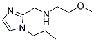 (2-METHOXY-ETHYL)-(1-PROPYL-1 H-IMIDAZOL-2-YLMETHYL)-AMINE Struktur