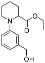 1-(3-HYDROXYMETHYL-PHENYL)-PIPERIDINE-2-CARBOXYLIC ACID ETHYL ESTER Struktur